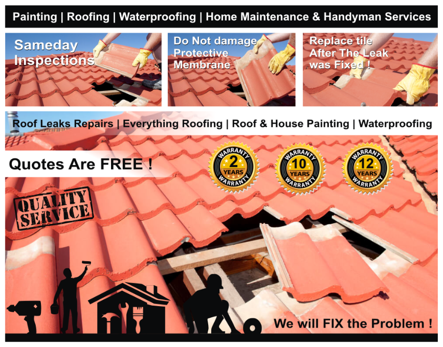 Waterproofing with Handyman Services Cape Town and Painting Services